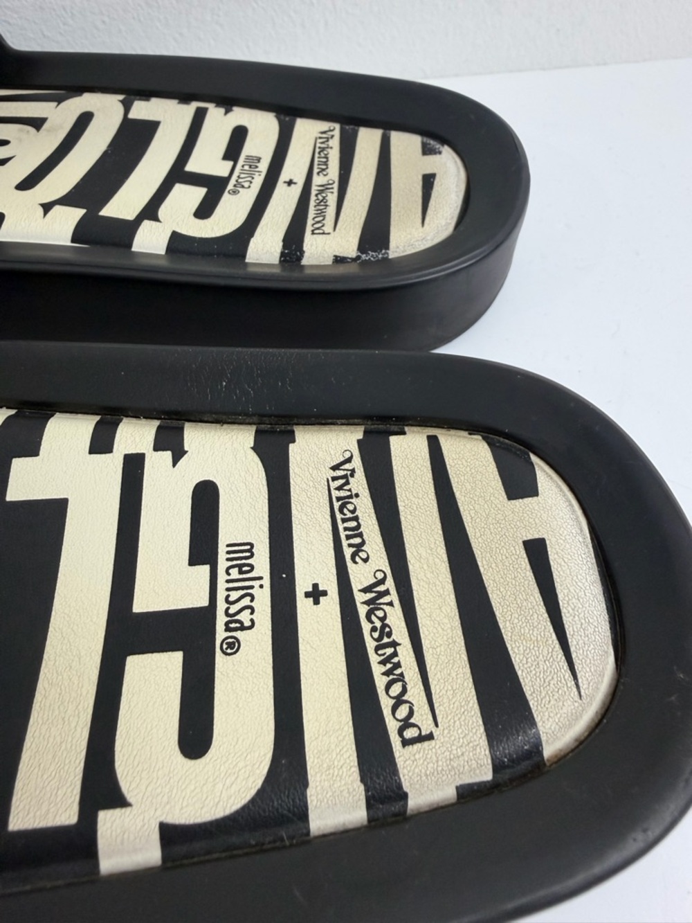 Vivienne Westwood x Melissa Anglomania 
Beach Slide Sandals Size 8 Punk Goth - Picture 10 of 15